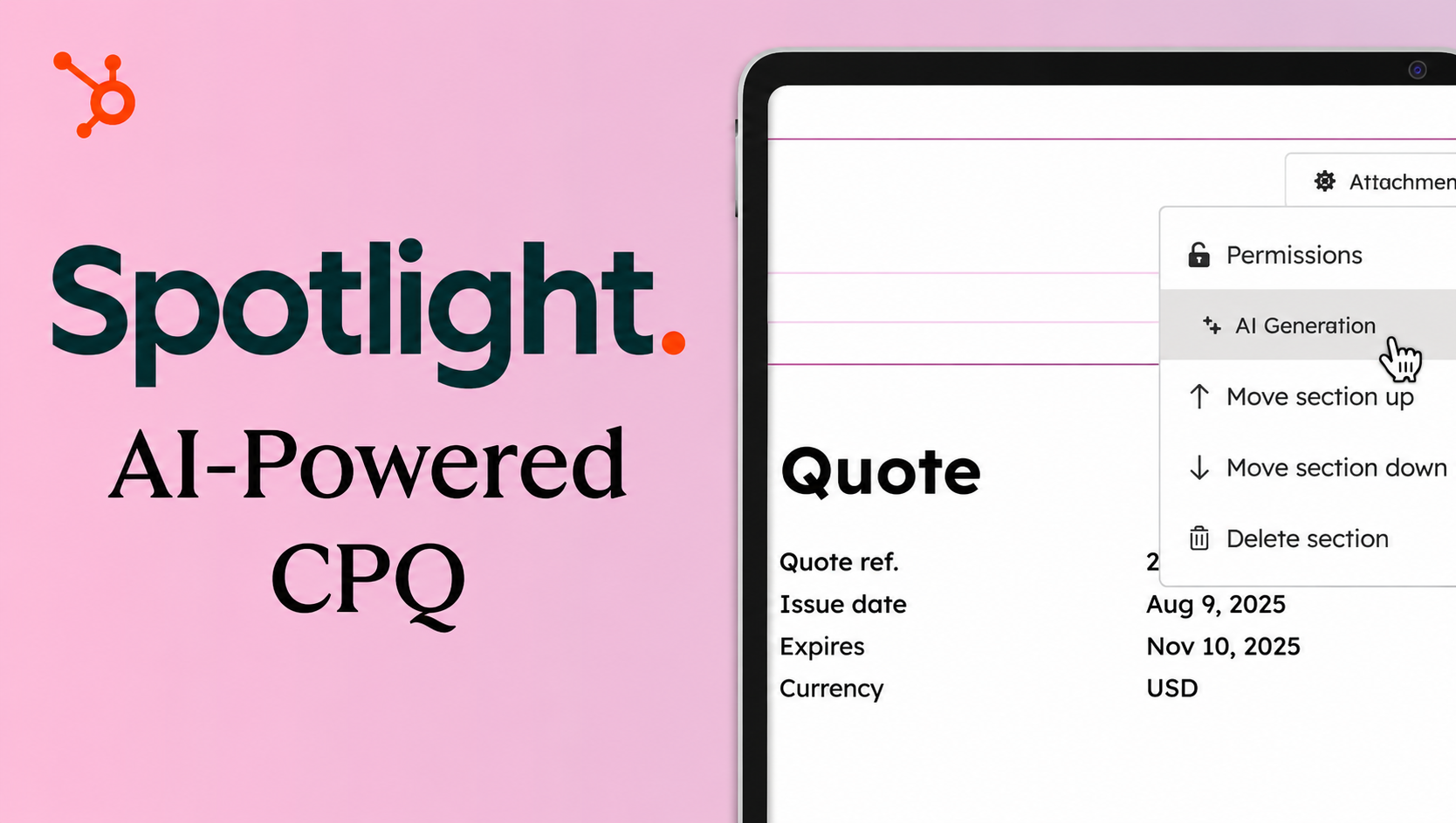 AI CPQ da HubSpot