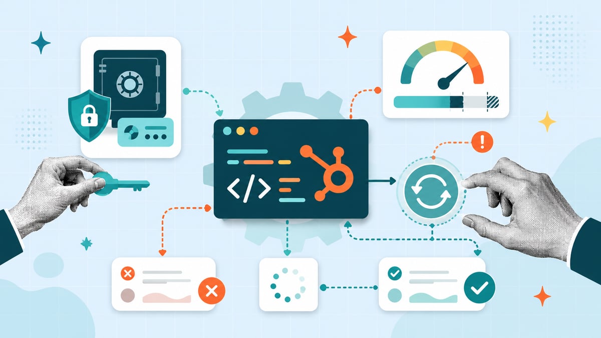 HubSpot Custom Code Actions: Secrets, Limits, and Retries