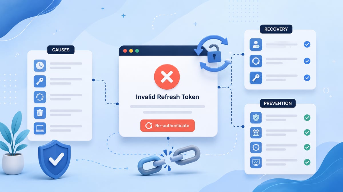 hubspot invalid refresh token