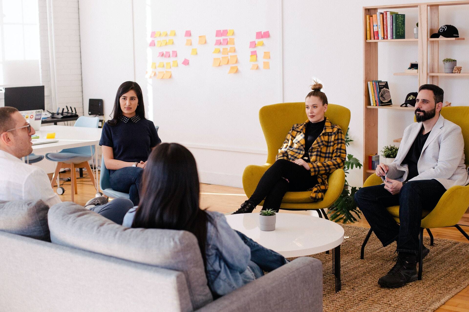 People participating in a meeting