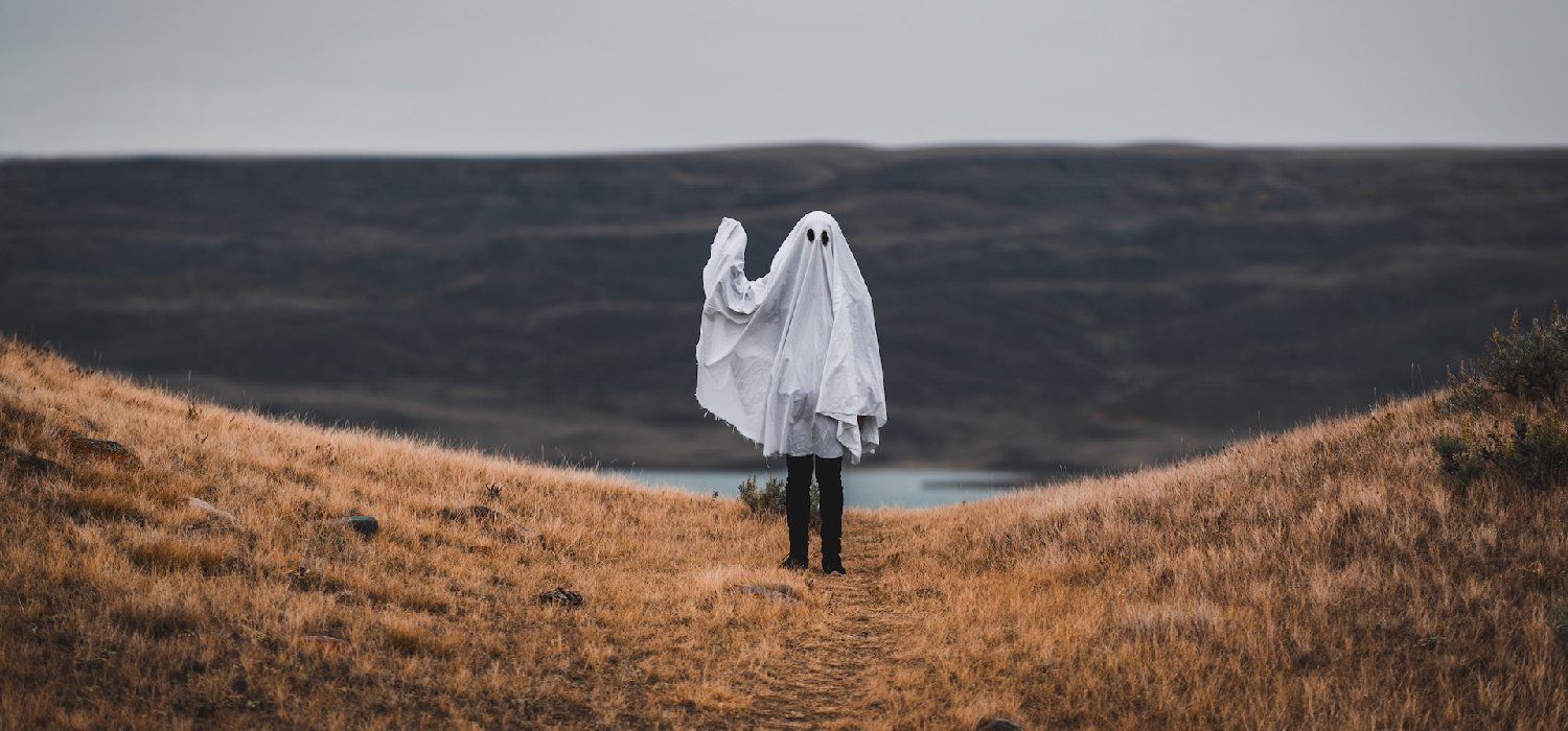 Ghost in a beach