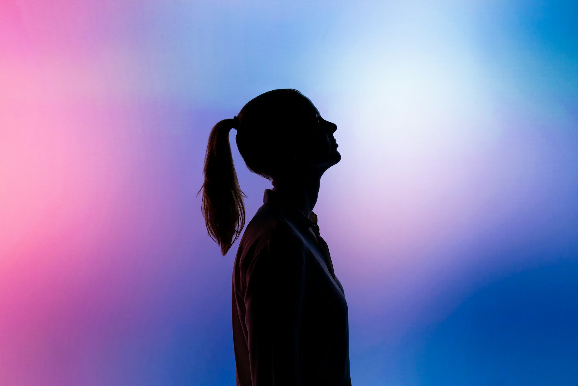 Woman silhouette 