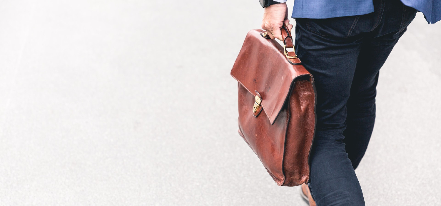 Man with a suitcase